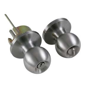 Bis der amerikanische Matt Nickel Türknauf-Set - Perfekto Türknäufe & Türklinken