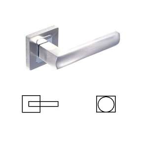 Maffia Négyzetrozettás Szatén Króm Felület BB Gomb/Kilincs 104820977 - Domino