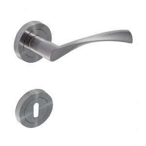 Gréta Pro WC Knopf/Türknauf aus satiniertem Chrom 104821000 - Perfekto Türknäufe & Türklinken