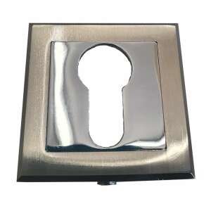 Négyzetrozetta (Style,Régi Trend) Szatén Króm Felület PZ Alsó-Felső Zártakaró 104821043 - Perfekto