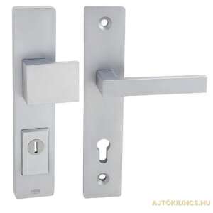 Forte bejárati kilincsgarnitúra cilindervédős matt króm kilincs/kilincs 92 PZ 104821314 - Perfekto Ajtógomb & Kilincs