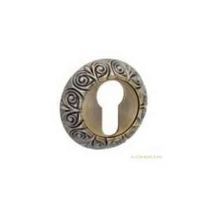 Okrągła rozeta (antyczna zabytkowa) Antyczna szczotkowana powierzchnia PZ Pokrywa uszczelki dolnej i górnej 104821360 - Perfekto Gałka i klamka do drzwi