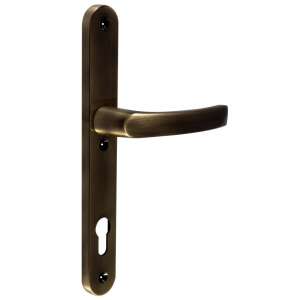 Hero Ovál Security Door Handle 85 PZ, antique finish - Door
