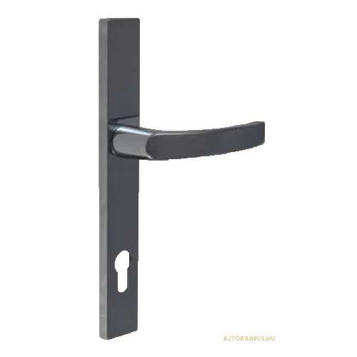 Hero Szögletes Biztonsági Antracit/grafit szürke  90 PZ door handle, black, modern, security, 3 point locking
