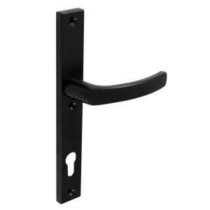 Hero Szögletes Biztonsági Fekete Kilincs 90 PZ black door handle with square design - Door