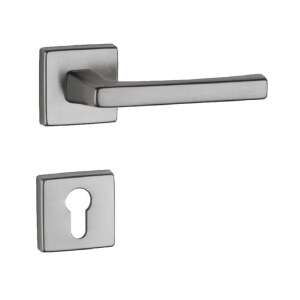 Sada kľučiek na dvere Linea Quadrat F1 Alu Silber PZ - Gule a kľučky dverí