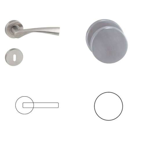 Greta Tlačidlo/Rukoväť z nehrdzavejúcej ocele PZ 104821581