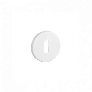Aprile Körrozetta APRILE R SLIM 7MM WHITE - Fehér BB, white keyhole cover for door handle - Open shutter