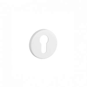 Aprile Körrozetta APRILE R SLIM 7MM WHITE - Fehér PZ, biely kryt otvoru na kľúč, rozetka na kľučku dverí - Výstavba&Renovácia