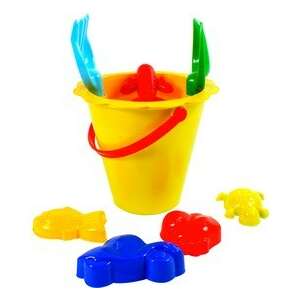 Homokozó Játék Készlet - 9 db - Vödörrel