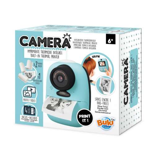 BUKI instant camera with built-in printer, box packaging