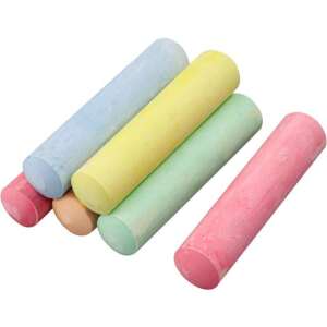 Magni Jumbo Aszfaltkréták - 6 db, Többszínű