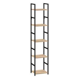 Intenso - 5 Polcos Könyvespolc - Fémvázas - 29x144cm