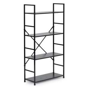 Intenso - 4 Polcos Könyvespolc - Fém - 59x112cm