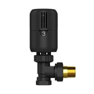 NERO Italia Termosztatikus Radiátorszelep - Sarok - 1/2"