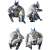 Batman 3D foil balloon, 63x55cm, KidMania® brand, different angles