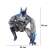 Batman 3D foil balloon, 63x55cm, KidMania® brand, size information