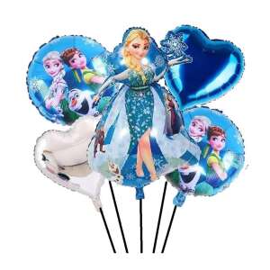 Frozen Ballon-Bouquet mit Elsa, Anna, Olaf und Herzballons - Luftballons