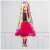 Barbie KidMania® foil balloon, 95x46 cm, pink dress, polka dot pattern