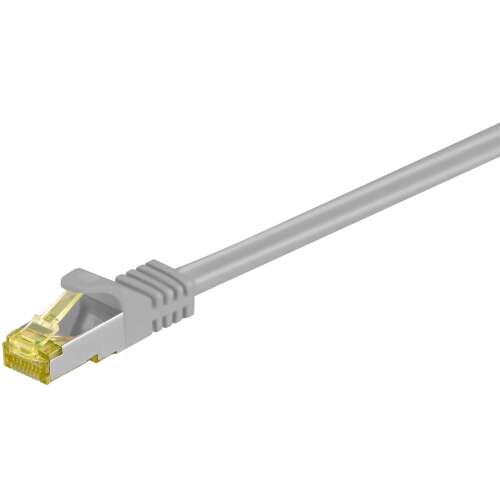 Goobay S/FTP CAT7 Patch kábel 10m - Szürke 104828751 - FTP kábel