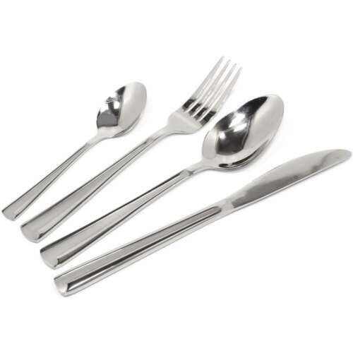 Bachmayer BM-2433 24 darabos evőeszköz készlet, rozsdamentes acél, villa, kés, kanál, teáskanál