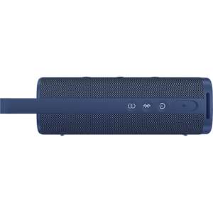 Xiaomi QBH4265GL S29D Bluetooth hangszóró, kék, oldalnézet, vezérlőkkel - Xiaomi