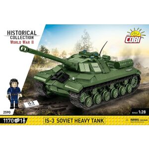 Cobi IS-3 Szovjet Nehéz Harckocsi 1:28 Méretarányú Építőelem Modell - Cobi