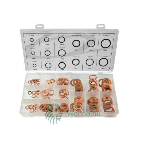 Geko G02807 Set saibe cupru 150 bucati in cutie organizatoare din plastic