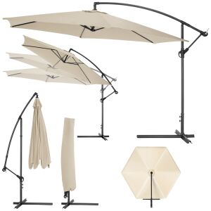 Slnečník s bočnou nohou - Záhradný slnečník - 350 cm 112412172