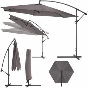 Slnečník s bočnou nohou - 350 cm - Záhradný slnečník s ochranným obalom 112413326