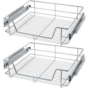 2 Telescopic Kitchen & Bedroom Drawers 104836375 - Kitchen storage rack