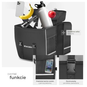TecTake - Torba rowerowa - Dwukomorowa - 35L 118325718 - Akcesoria rowerowe