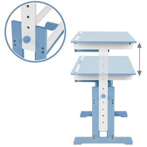Height-Adjustable Desk 109x55x63-94 cm 122363495 - Youth desk