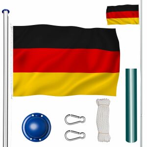 TecTake - Hliníkový Stožiar s Vlajkou - 565 cm 112426935