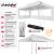 TecTake Viola Folding Gazebo 3 x 6 m with 2 Side Panels 135208659