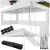 TecTake Viola Folding Gazebo 3 x 6 m with 2 Side Panels 135208659