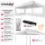 TecTake Viola Folding Gazebo 3 x 6 m with 2 Side Panels 135208659