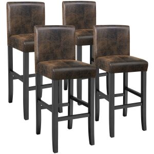 4 Wooden Bar Stools 130252768 - Bar Stool