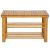 Bamboo Shoe Rack with Bench 70 x 28 x 45 cm 104841142