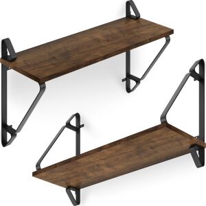 2 Irvine Wall Shelves 112448239 - Furniture