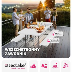 Kempingová sada stola a lavice – skladacia 137315829 - Kempovanie&Turistika