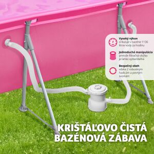 TecTake Rodinný Bazén s Filtračným Čerpadlom - 300x207x70cm 118563980