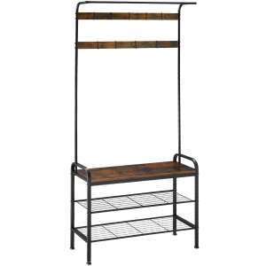 Coat Stand with Shoe Rack 104842036 - Standing hanger