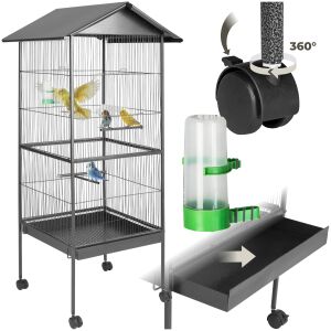 Aviary 162 cm high with roof 138519307 - Pet Care