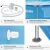 Round Steel Frame Pool with Filter Pump Ø 360 x 76 cm 118564108