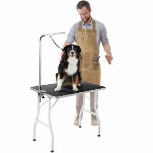 TecTake - Stół do pielęgnacji psów - Regulowany - 98x60cm 135418472 - Trzymanie kotów