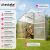 Polycarbonate Greenhouse with Galvanized Steel Frame 118409003