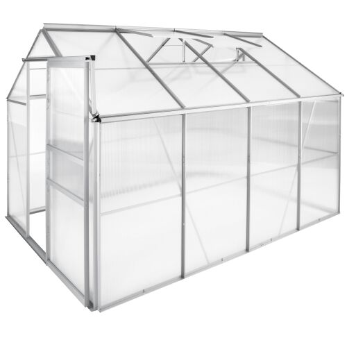 Polycarbonate Greenhouse with Galvanized Steel Frame 118409003