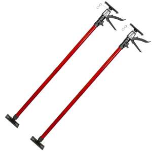 2x Telescopic Ceiling Support 115-290 cm, red, adjustable, for ceiling work, construction, drywall, plasterboard - Lift