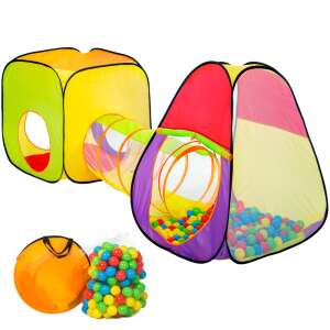 Kids Play Tent and House with Tunnel and 200 Balls 104843743 - Play Tent & Tunnel
